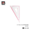 Office Stationery 4 in 1 Red Stationery Ruler Set for Promotional Gift